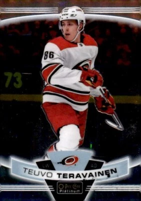 2019-2020 O-Pee-Chee Platinum Hockey #27 Teuvo Teravainen Carolina Hurricanes - Image 1 of 2