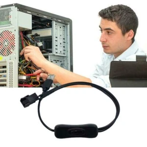 5V 4 Pin to 2 Way USB Adapter Converters Cables PC Connector Computer Fan ❁UK - Afbeelding 1 van 11