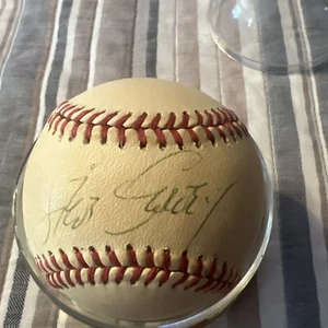 Steve Garvey Signed Autographed On NL Bart Giamatti Baseball In Holder - Picture 1 of 5