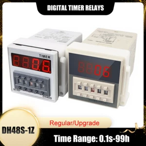 DH48S-1Z Digital Timer Relays 0.1s-99h Adjustable Delay Industrial Time Relay - Picture 1 of 17