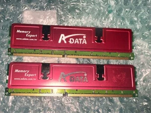 ADATA 2x1GB(2GB-STIX) DDR Non ECC PC-3200 400Mhz Memory - Picture 1 of 7