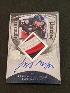 2008-09 UD THE CUP JAKUB VORACEK SP-JV #ed 25/75 ROOKIE RC AUTO PATCH 3 COL - Picture 1 of 2