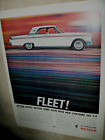 1963 Mercury Meteor - Fleet 260 V-8 Large car ad