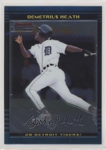 2002 Bowman Chrome Demetrius Heath #204 Rookie RC