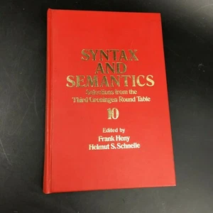 Syntax and Semantics - Selections for 3rd Groningen Round Table 10 Heny Schnelle - Picture 1 of 7