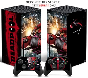 HOT AU DEADPOOL Xbox SERIES X SKIN DECAL VINYL STICKER WRAP - Picture 1 of 3
