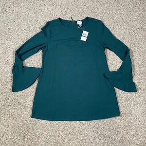 NWT Cupio Green Tunic Dress Large Women's Top - Picture 1 of 12