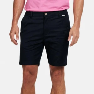 Giordano 311118 60 Porter Navy Elastic Waist Mens Shorts Size Large, RRP £59.95 - Picture 1 of 19