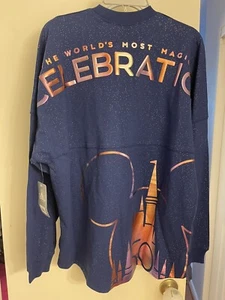 2021 Disney Parks Walt Disney World 50th Celebration Spirit Jersey Adult M - Picture 1 of 9