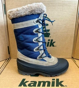 Kamik - Women's Snovalley 4 Navy Winter Waterproof Boots (-40°C) New in Box - Picture 1 of 5