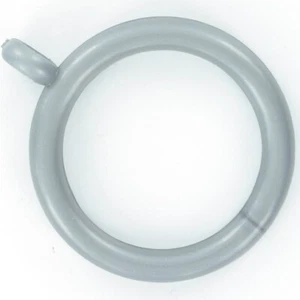 10 X Anillos de barra de cortina de plástico gris Int. Dia. 35 mm para postes de hasta 30 mm de diámetro. - NUEVO - Imagen 1 de 1