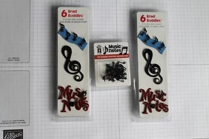 Lot Of Hot Off the Press Brad Buddies Music Notes - Picture 1 of 2