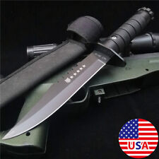 11.22 " Fixed Blade Tactical Knife Survival Hunting Camping Military Army Knives