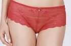 CA203 Lace bikinis underwear panties Red 14 16 18 20 22 L, XL, XXL ,3XL, 4XL