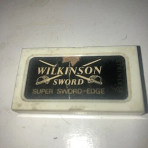 Vintage Wilkinson Sword Super Sword Edge Stainless Razor Pack - Picture 1 of 4