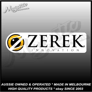 ZEREK - 210mm x 52mm  - BOAT - FISHING - DECAL / STICKER - Imagen 1 de 1