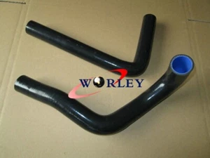 BLACK SILICONE RADIATOR HOSE FOR Toyota Supra MK4 JZA80 2JZ-GTE NON-VVTI 93-99 - Bild 1 von 6