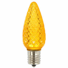 Vickerman C9 Led Yellow Faceted Replacement Bulb, Package Of 25