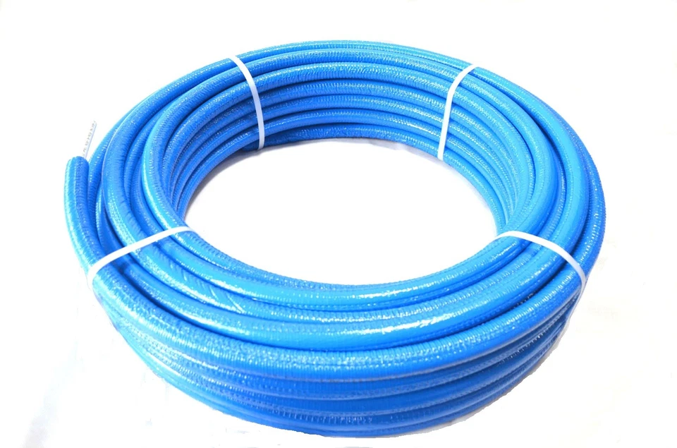 MARKENLOS Aluverbundrohr Mehrschicht Verbundrohr isoliert PEX 16x2 20x2 DVGW 50 m