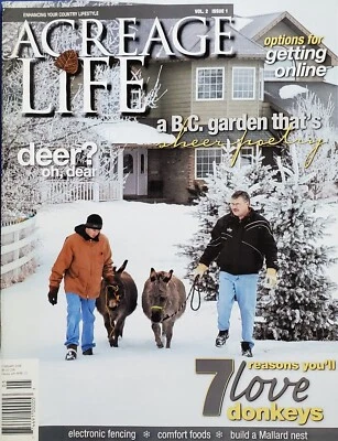Acreage Life Country Lifestyle February 2006 Electric Fences Love Donkeys - Image 1 of 4