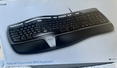 Microsoft Natural Ergonomic 4000 (B2M-00012) Wired Keyboard - Image 1 of 2