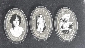H.M. Queen Elizabeth, The Queen Mother 2000 Zambia 3 pc set - Picture 1 of 3