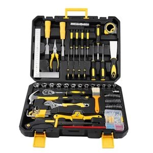 138pc Home Tool Kit Household Repair Emergency Wrench Screwdriver Pliers - Picture 1 of 23