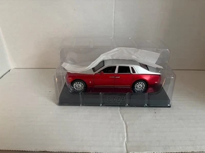 Rolls Royce rojo/plateado en caja Foto 1 de 2