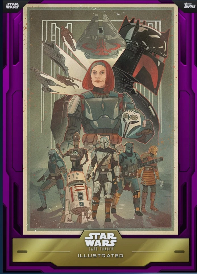 Topps Star Wars Card Trader Illustrated W27 Stronger Together (Bo-Katan Kryze) Foto 1 de 1