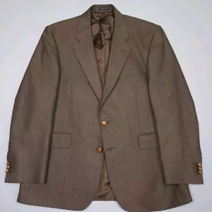 Giacca cappotto sportivo Alexandre London Savile Row spina di pesce tweed lana 44R - Foto 1 di 12