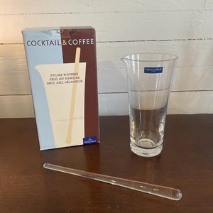VILLEROY & BOCH Cocktail Coffee Glass Decanter Pitcher Never Used - Picture 1 of 15