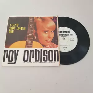 Roy Orbison - I Can't Stop Loving You P/C EP Rare 1966 Oz Press Monument - Picture 1 of 2