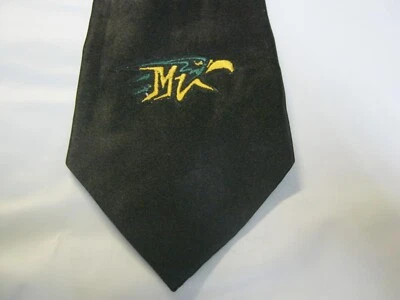 Romario Manzini negro con logotipo MU verde amarillo? Corbata de seda 57 x 3,75 15525 Foto 1 de 3