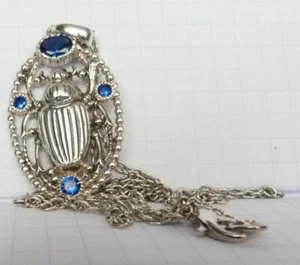 Scarabaeus Anhänger Silber Schmuck 925 ägyptisches Symbol - Bild 1 von 6