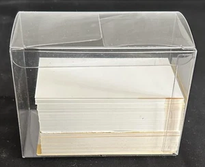 DURCHSICHTIGE KUNSTSTOFFBOXEN (SET 50) gebraucht/unbenutzt (L = 4"" x B = 2-1/4"" x H = 3"") - Bild 1 von 8