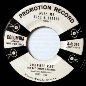 Johnny Ray - Miss Me Just A Little / Soliloquy of A Fool [7" 45 rpm Promo] - Picture 1 of 1
