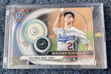 2022 Topps Tribute Certified Milestone Relic Card Walker Buehler LA Dodgers /10