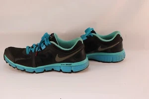 Nike N7 Dual Fusion 543408-034 Women's Sz 9.5 Walking Black Bright Turquoise - Picture 1 of 22