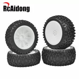 Neumáticos delanteros/traseros para buggy de radiocontrol con llantas para neumático Tamiya DF-02 DT-02 TT02BR TT02B - Imagen 1 de 9