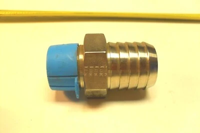 Fitting  3/4"npt  Male to 3/4" Male Barb 316 Stainless Steel New - Image 1 of 4