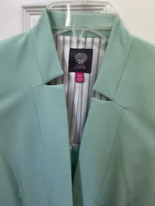 VINCE CAMUTO Women’s BLAZER SZ 8 PETITE, TIFFANY COLOR *FREE SHIP - Picture 1 of 5