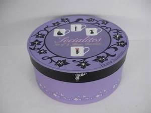 NEW HOME ESSENTIALS AND BEYOND 4934 SOCIALITES SET OF 4 MUGS PORCELAIN - Picture 1 of 12