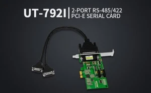 PCI Express PCIE to 2 Ports RS485 RS422 Serial Card DB9 Port Optical Isolation - Picture 1 of 12
