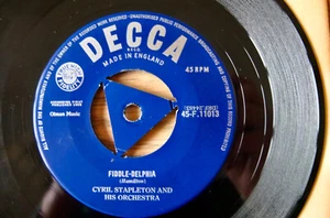 CYRIL STAPLETON FIDDLE-DELPHIA 7" DECCA (1958) EX++ POP JAZZ EASY ENGLAND - Imagen 1 de 3