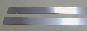 2 x Titanium Gr. 1 Streifen/Strips 0,5 x 27/30 x L1020/1040 m* - Picture 1 of 1