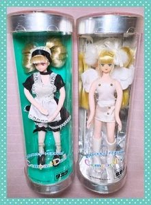 Vtg Lot Takara Japan Jenny Compact Fashion Doll Angel Maid Lolita Barbie 5.5" - Picture 1 of 13