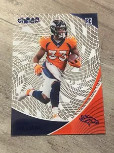 JAVONTE WILLIAMS 2021 CLEAR VISION ROOKIE RC /99 BRONCOS #CVR-18 - Picture 1 of 2