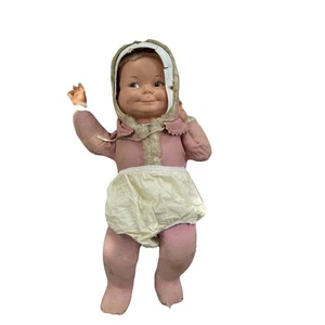 MUÑECA DE PORCELANA RARA DE COLECCIÓN 3 CARAS, CABEZA GIRATORIA - FELIZ, TRISTE, DURMIENDO 15 pulgadas - Imagen 1 de 6