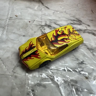 Vintage Matchbox Superfast No 33 Datsun 126X Rare Flame Yellow - Image 1 of 4