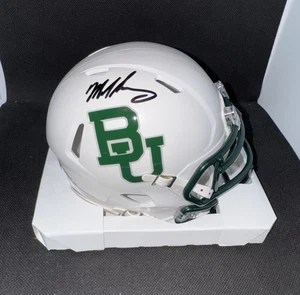 Casco mini calcio firmato MIKE SINGLETARY auto BAYLOR BEARS coa beckett proof - Foto 1 di 6